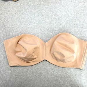 Delimira Strapless Minimizer Bra 36G Nude